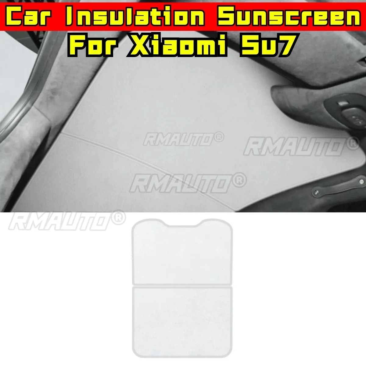 

Электростатическая адсорбция солнцезащитные шторы для Xiaomi SU7 люк на крыше автомобиля теплоизоляция мансардный солнцезащитный крем автомобильные аксессуары