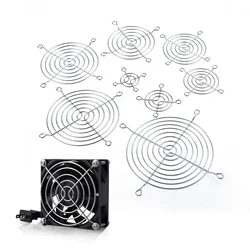 2Pcs Cooling Fan Guard Metal Mesh Grill Computer Cover Fan Grill 40mm 50mm 60mm 70mm 80mm 90mm 110mm 120mm Computer Accessories