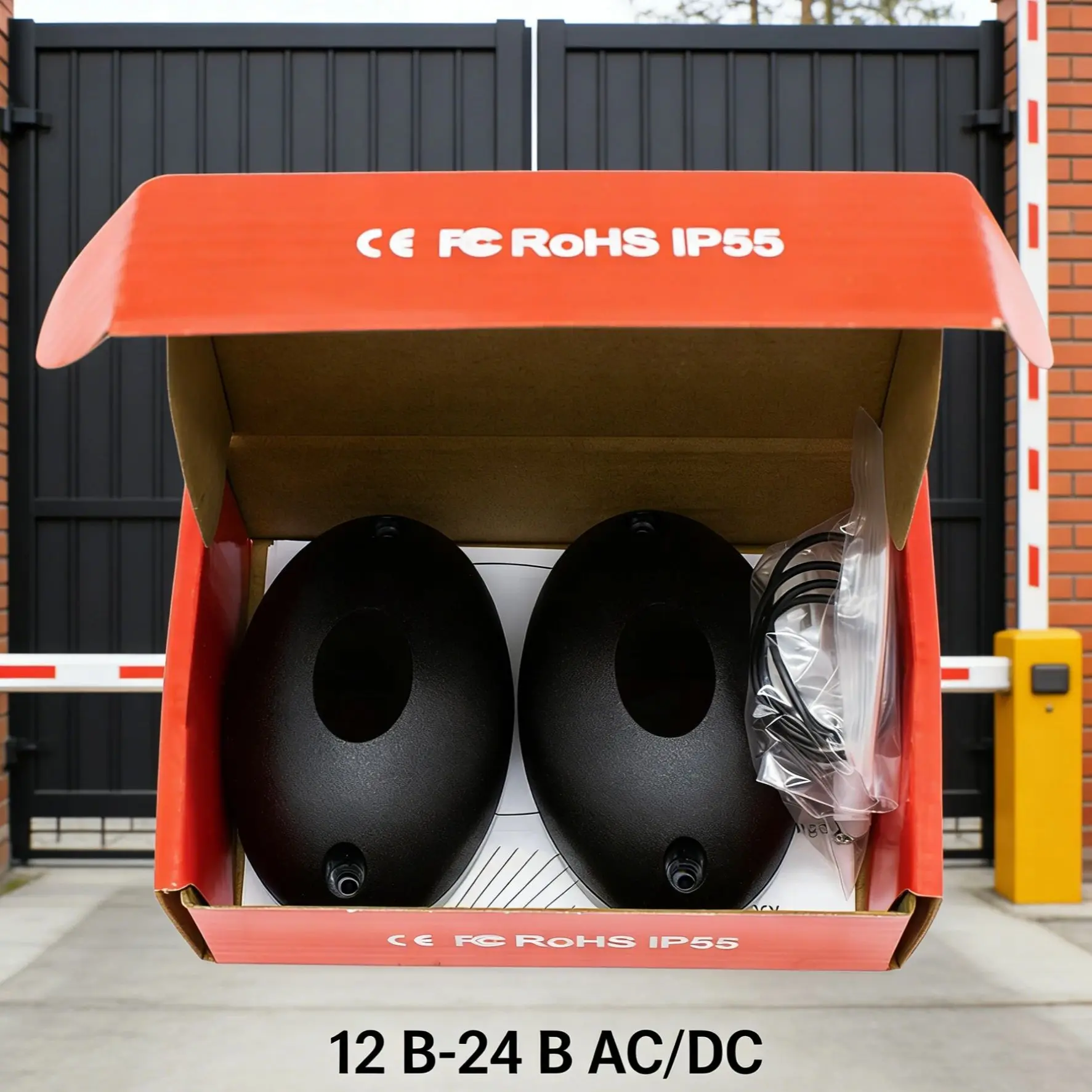 

Инфракрасный датчик безопасности IP55 для автоматических ворот, распашных и раздвижных гаражных ворот, фотоэлементы, сигнализация