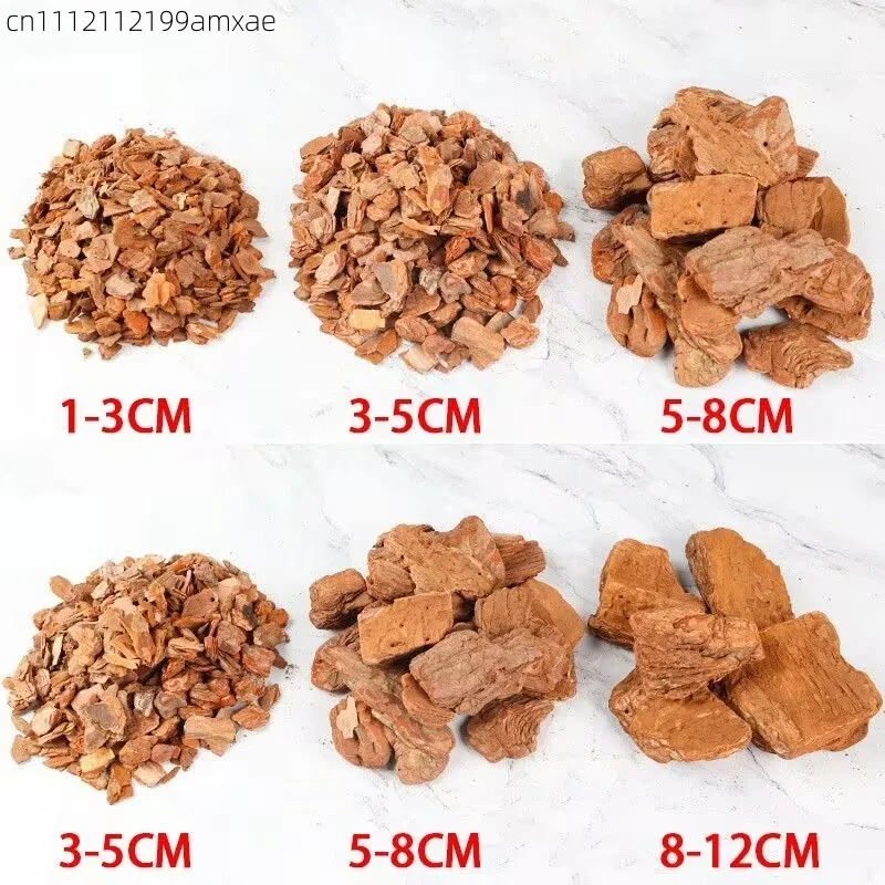 500g Fermented Organic Pine Bark Nuggets, Natural Soil Amendment for Garden, Orchid, Succulent, Bonsai & Blueberry Cultivation