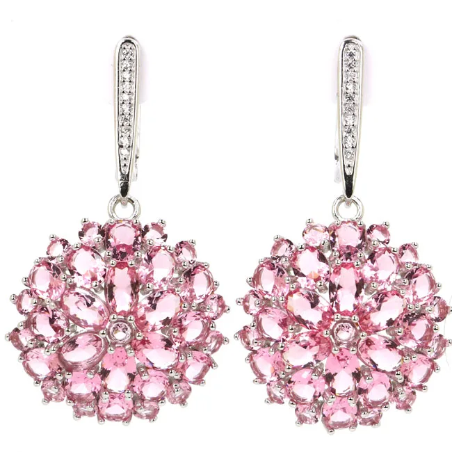 44x24mm-ビッグ-105g-ラウンド-アクアマリン-モルガナイト-グリーン-ペリドット-スモーキー-トパーズ-バイオレット-タンザナイト-cz-925-ソリッド-スターリング-シルバー-イヤリング