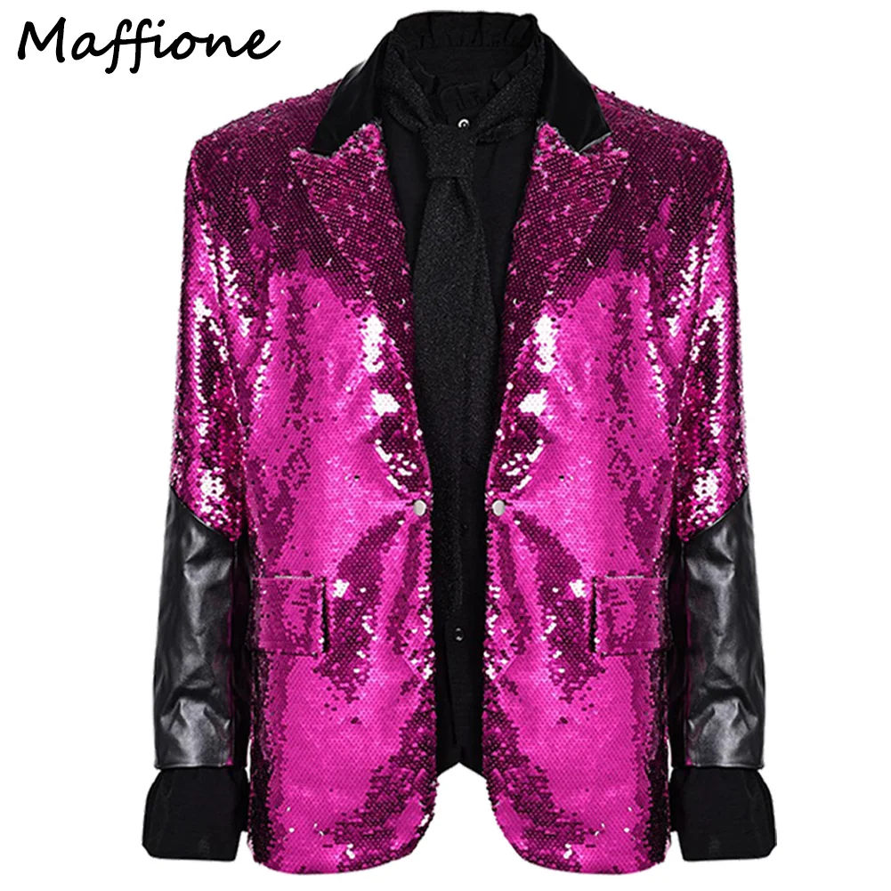 

Ghost Cosplay Purple Coat Costume 2024 Movie Rites Here Rites Now Disguise Sequined Outfits Men Roleplay Halloween Party Suit