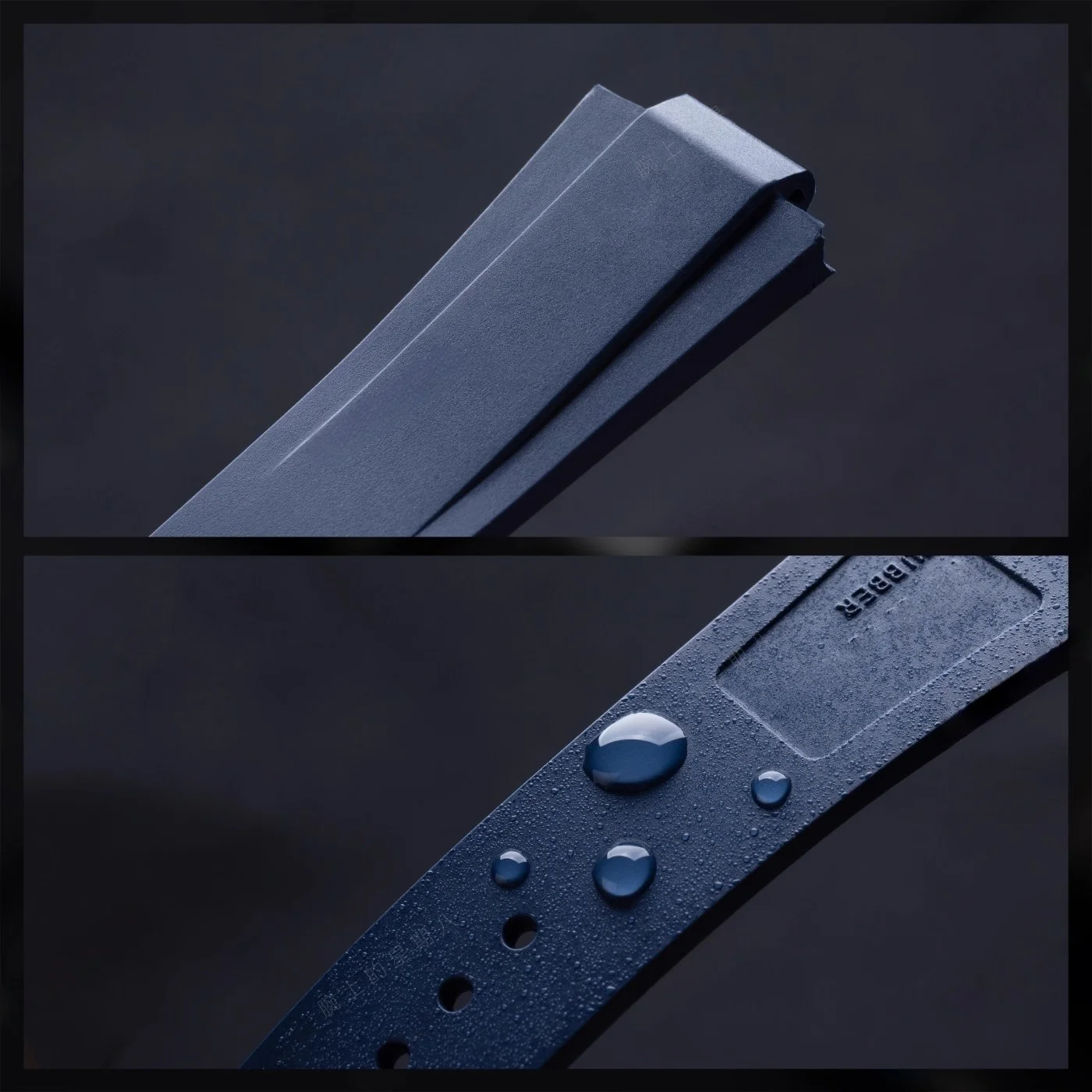 مناسبة لسلسلة غوص أوريس 7730 حزام ساعة مطاطي خاص 24-12 مم حزام ناعم مقاوم للماء