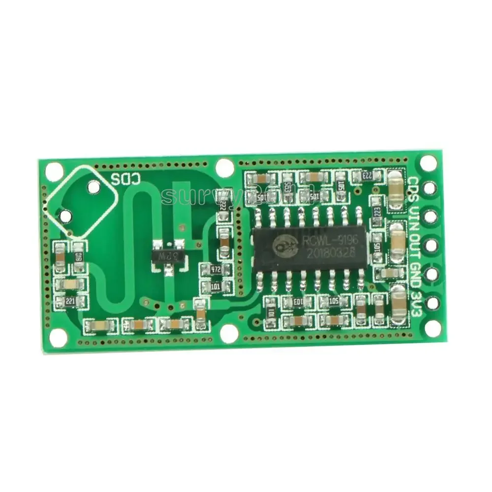 2Pcs RCWL-0516 RCWL 0516 Microwave Radar Sensor Human Sensor Body Sensor Module Induction Switch Module Output 3.3V