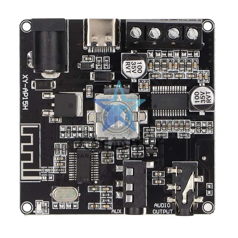 10W/15W/20W Stereo Bluetooth Power Amplifier Board 12V/24V High Power Digital Power Amplifier Module Xy-Ap15H