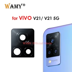 1Pcs Rear Back Camera Glass Lens Replacement For Vivo V21 /V21 5G /V2066 V2108 V2050 With Adhesive Sticker