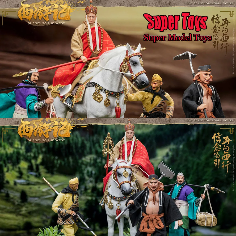 

HAOYUTOYS H18030 1/12 Mythology Collection - Journey To The West Master And Apprentice Set 6inch Action Figure Model Fans Gifts