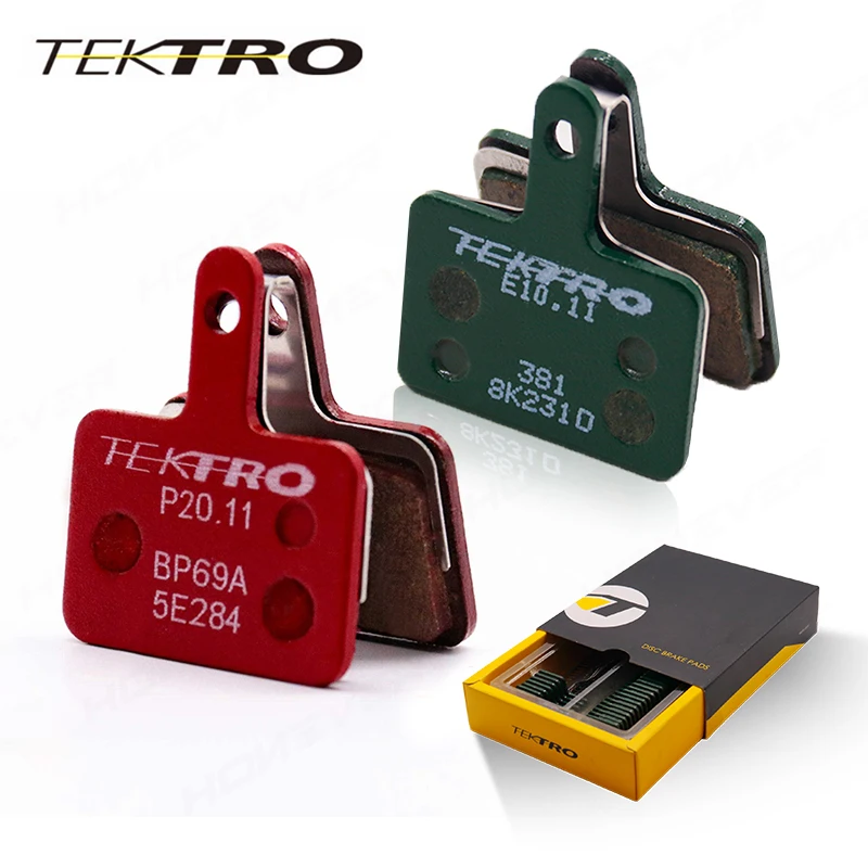 TEKTRO E10.11 P20.11 Brake Pads MTB Bike Hydraulic Disc Brake Pad for Shimano M335 395 Metal Ceramic Bicycle Pads Cycling Parts