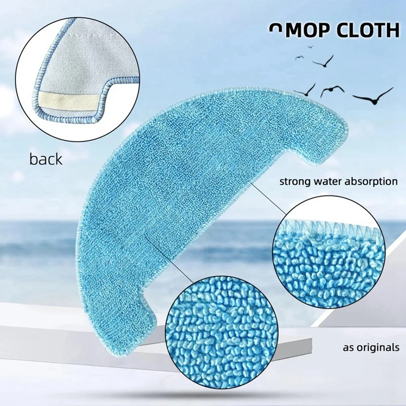 ل Chuwi ILIFE A4 A4S A40 بولاريس PVCR 0726 0826 0926 مكنسة كهربائية الملحقات الرئيسية الجانب فرشاة تصفية اكسسوارات جديدة