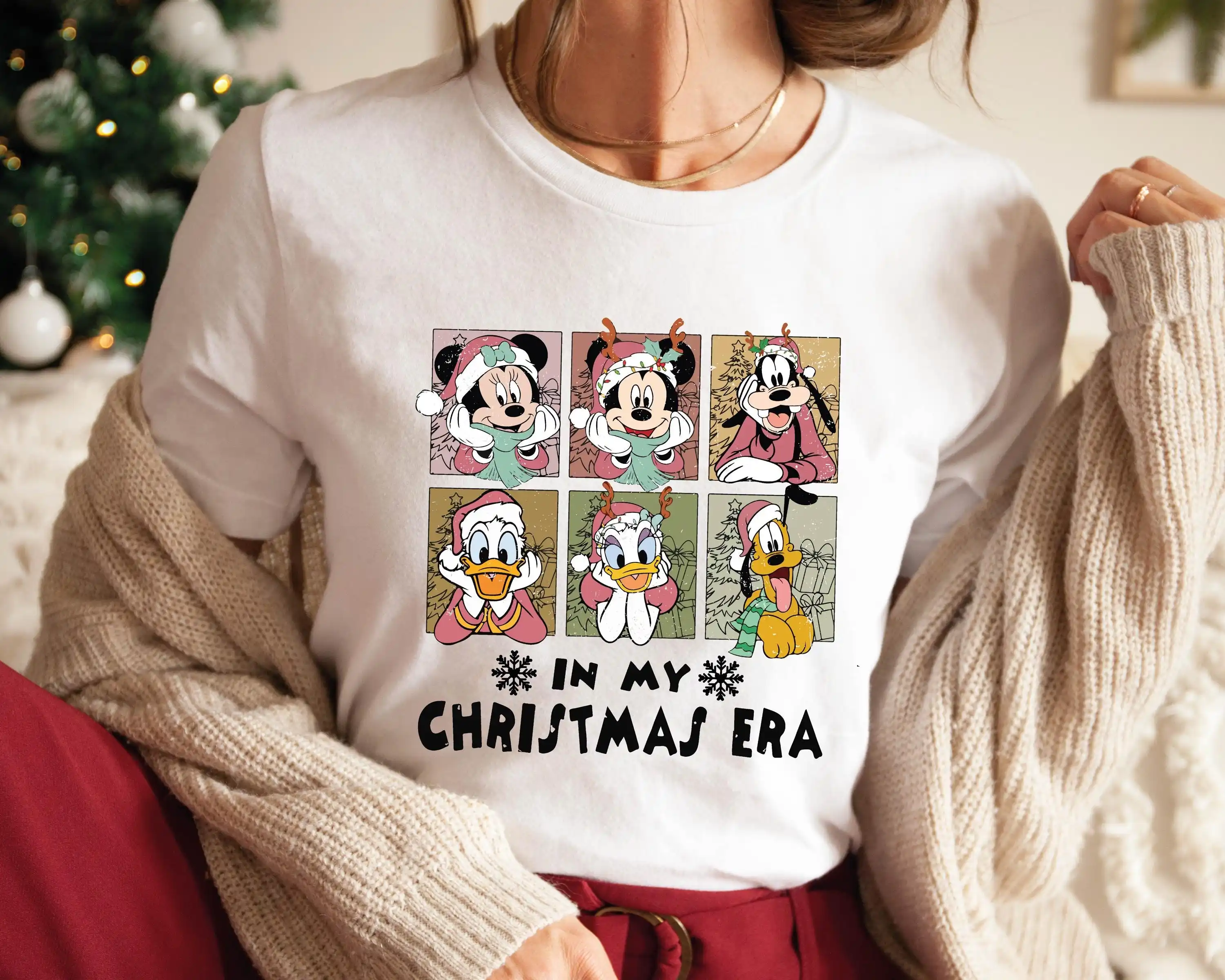 

Disney Cartoon Mouse Graphic Printing Summer Autumn Winter Cotton Men's and Women's T-shirts Short Sleeves Luxury Outdoor Sports