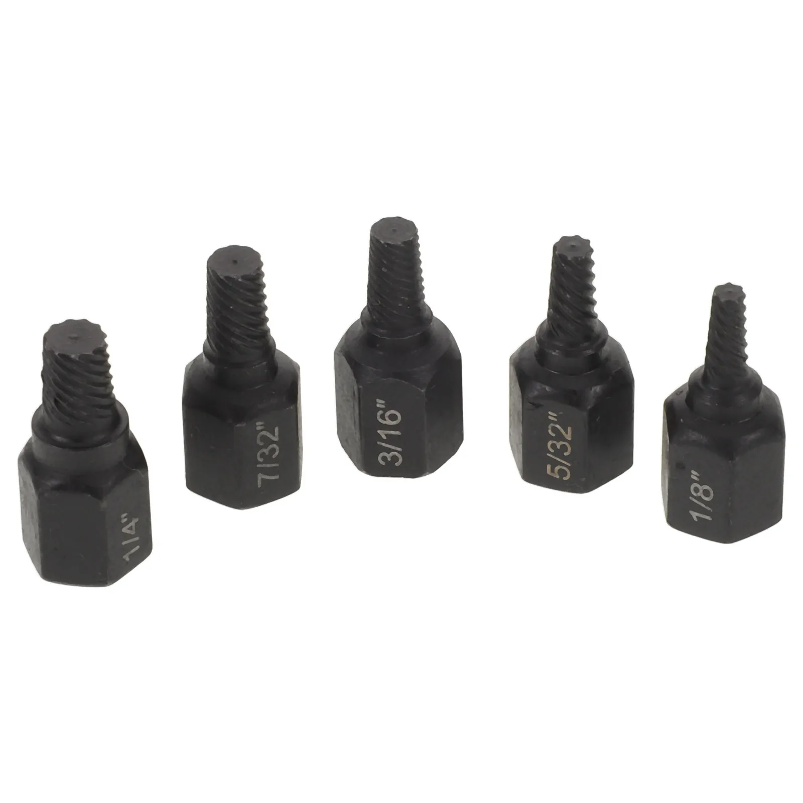 5 قطعة مجموعة النازع الترباس متعددة سبلاين دوامة الناي لإزالة المسمار كسر جردت الثقيلة الكربون الصلب المسمار التالف #6