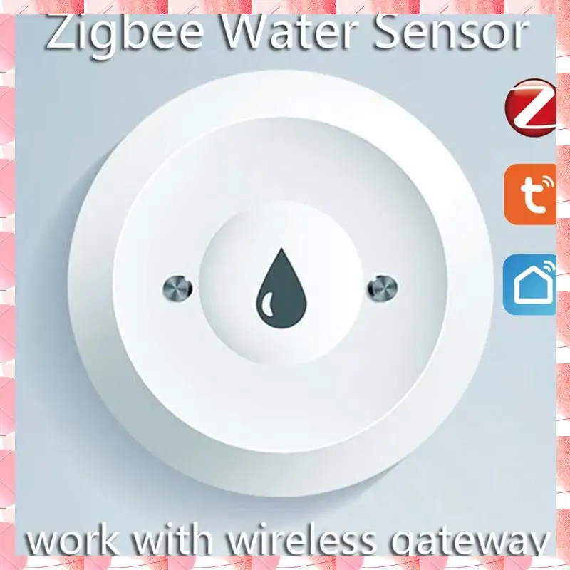 Smart Portable Smart Life Leakage Sensor Water Linkage Alarm App Remote Monitoring Water Leak Detector