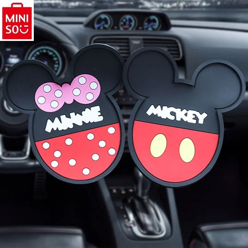 

MINISO Car Anti slip Pad Mickey Minnie High Temperature Resistant Cartoon Cute Storage Pad for Car Interior