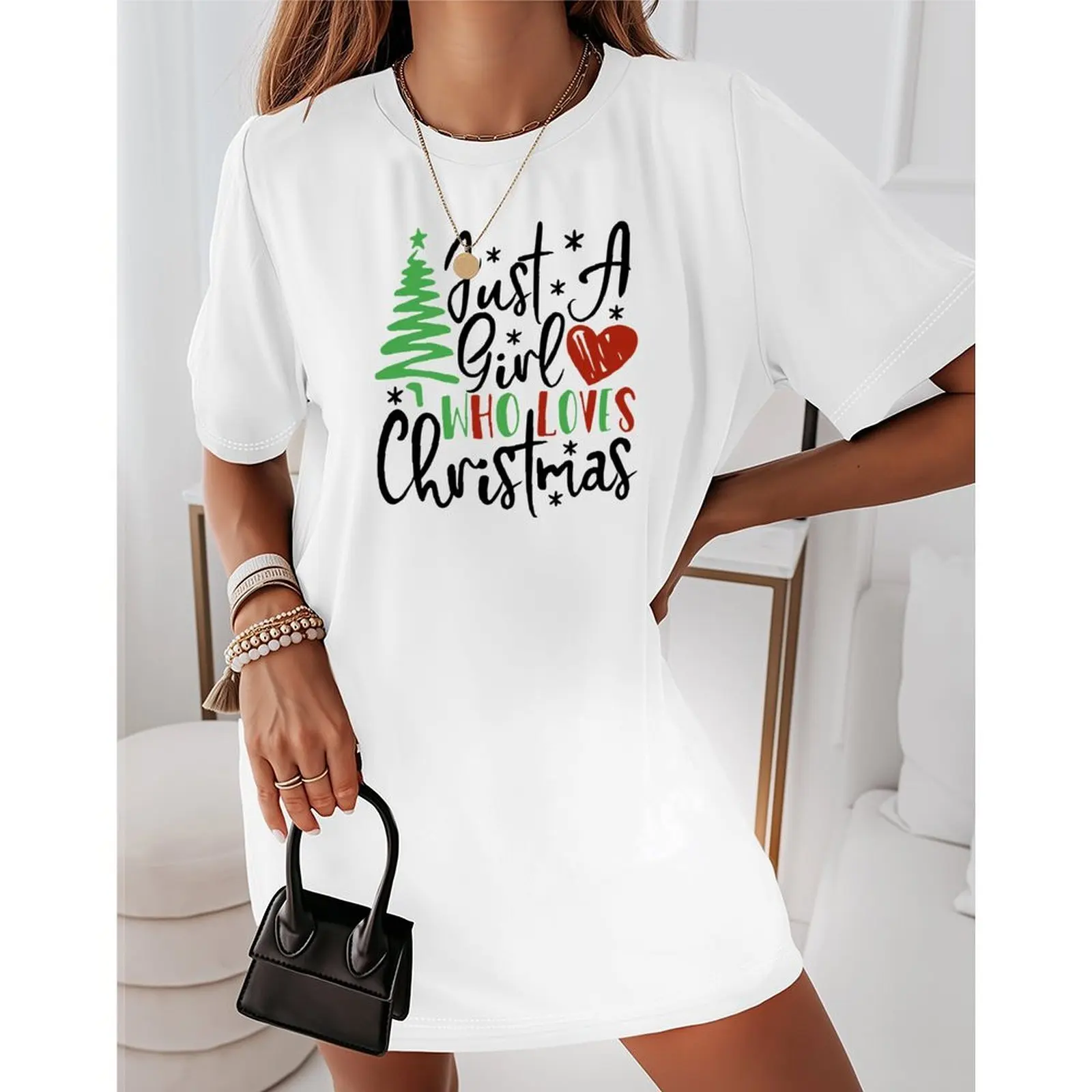 2025 Zomer Tops Voor Vrouw Sexy O Hals T-shirt Basic Print Korte Mouw T-shirts Oversized Casual Streetwear Hip Hop Y2k Kleding