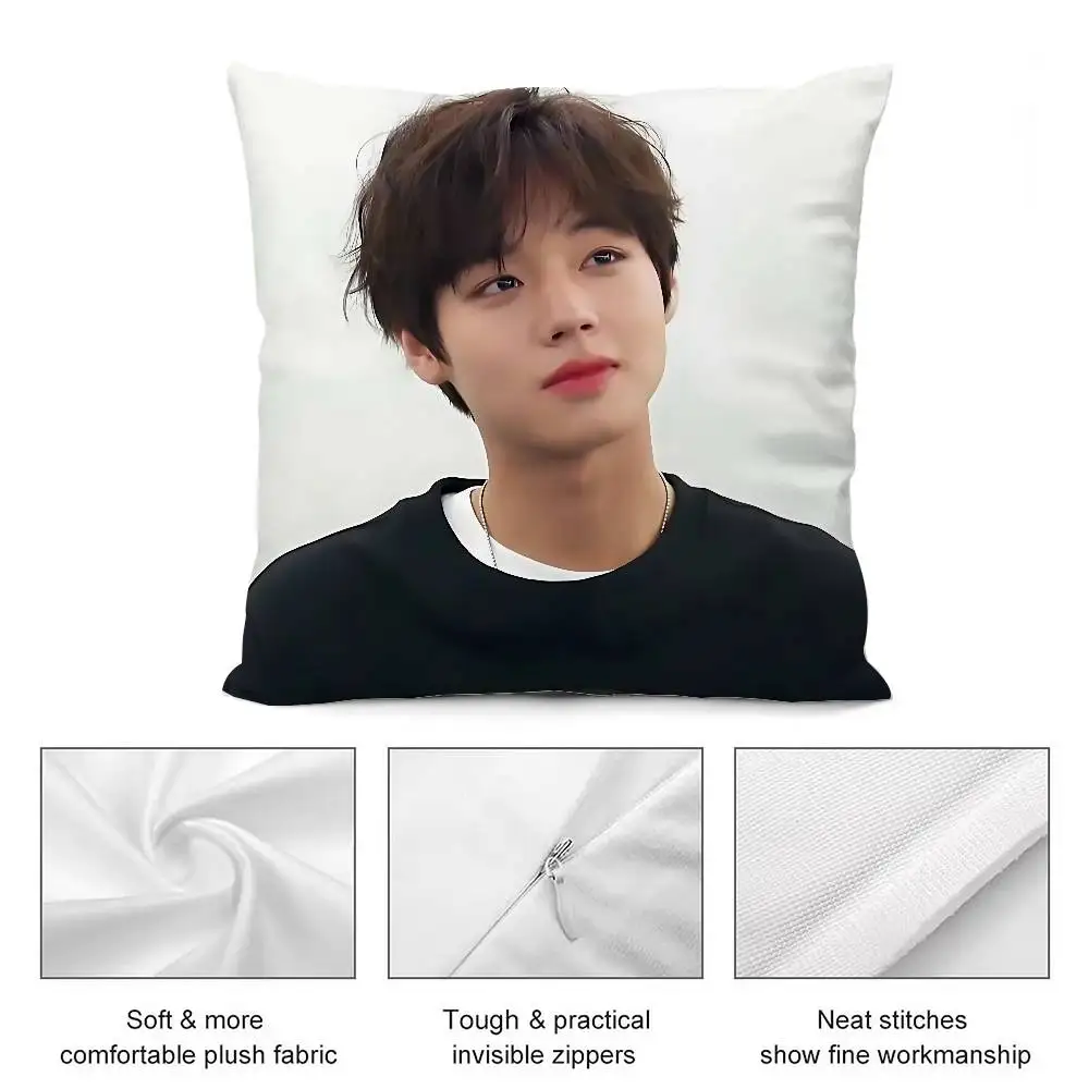 W-Weak H-Hero P-Park J-Jihoon Customizable Square Pillowcases, Stylish And Soft, Perfect For Beds, Cars, And Sofas.