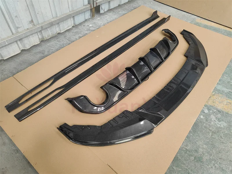 For  new 4 series 425i G26 MP style carbon fiber rear diffuser side skirt front bar edge body kit