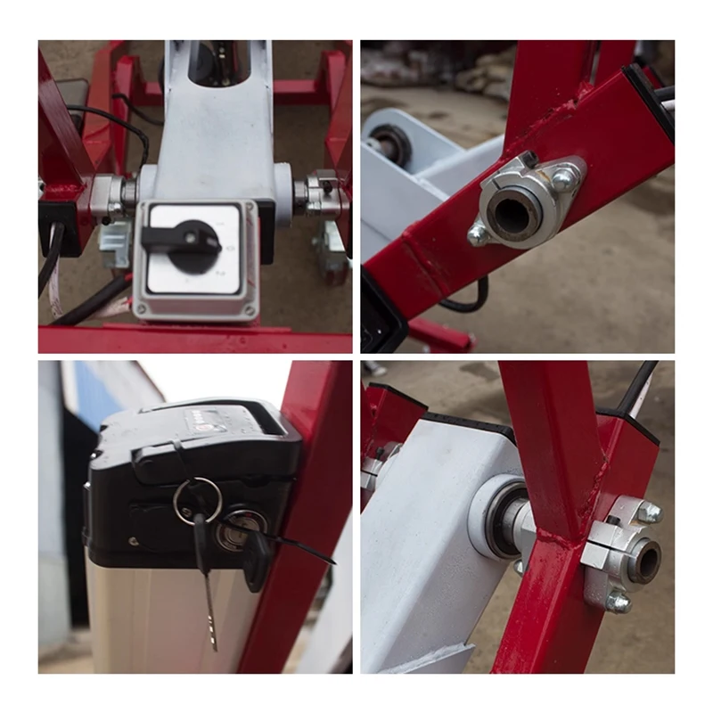 Portable Compact Electric Lift Truck Hand-Pushed Warehouse Logistics Hydraulic Forklift