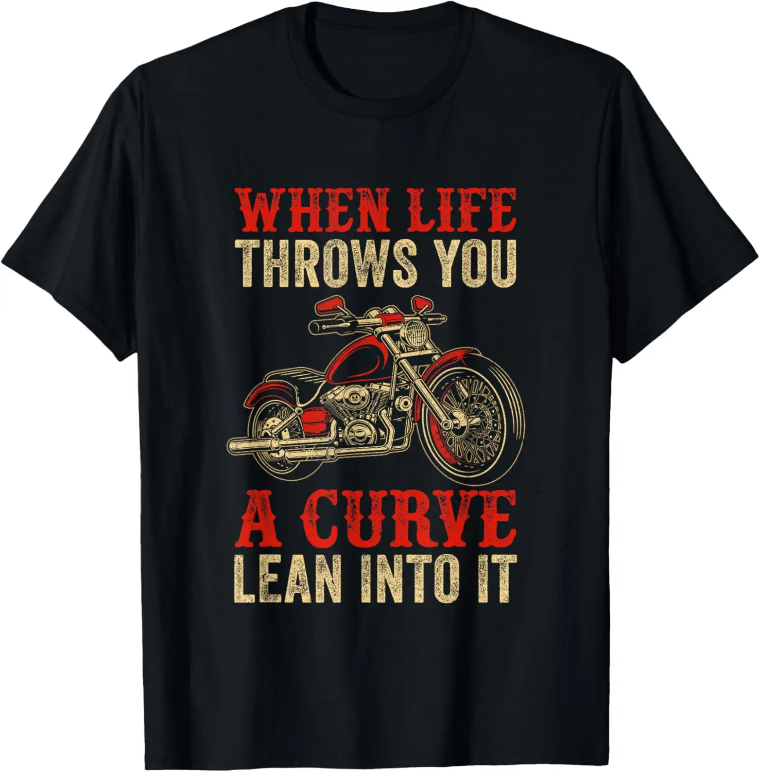 

Funny Motorcycle Racer Design For Men Women Motorcycle Lover T-Shirt