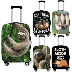 Lustige Langsam Sloth Drucken Gepäck Abdeckung für Reisen Anti-staub Koffer Abdeckungen Elastische Trolley Fall Schutzhülle