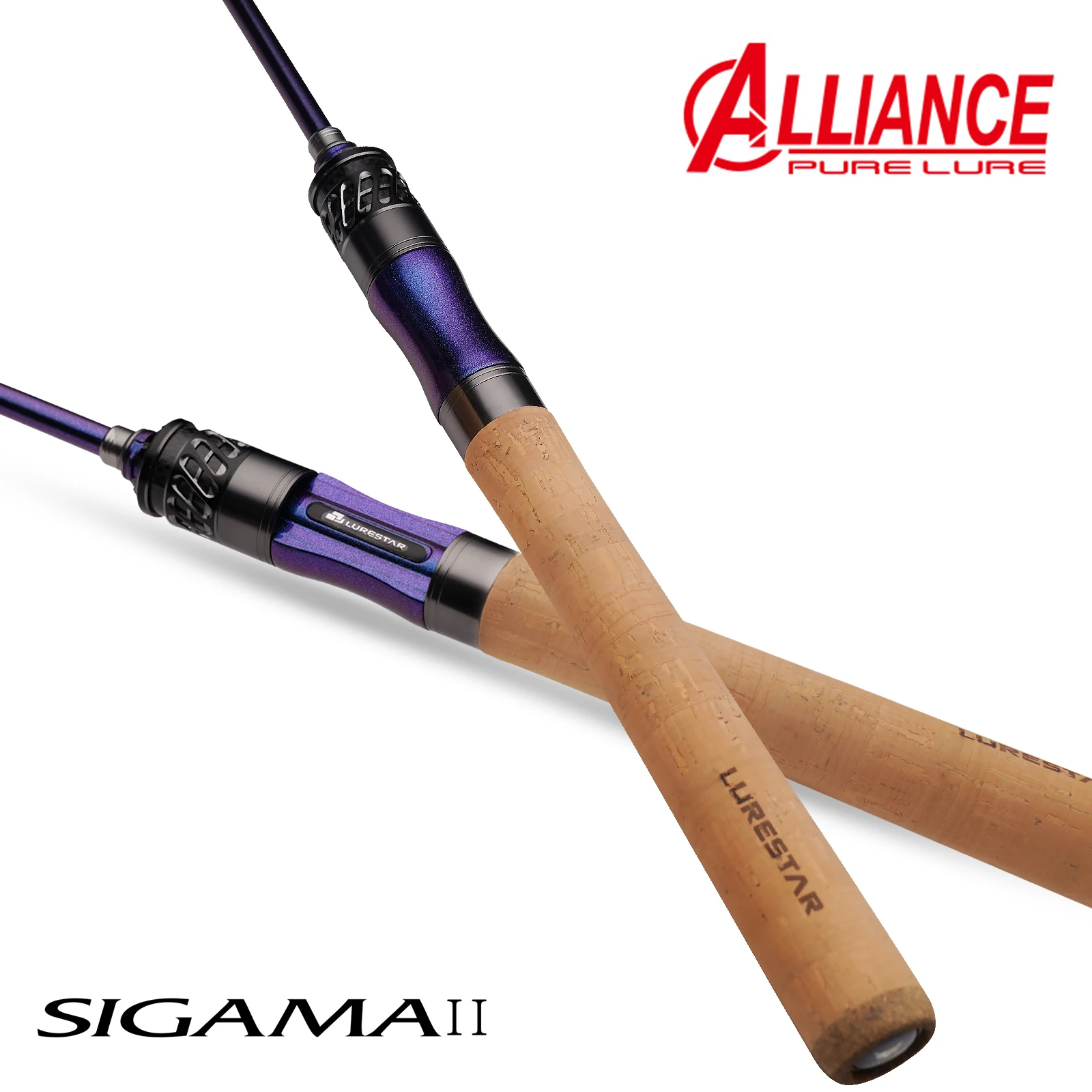 PURELURE Ultralight Carbon Rods MF Action Spinning Casting Fishing Rods 2 section UL L power Travel Rod