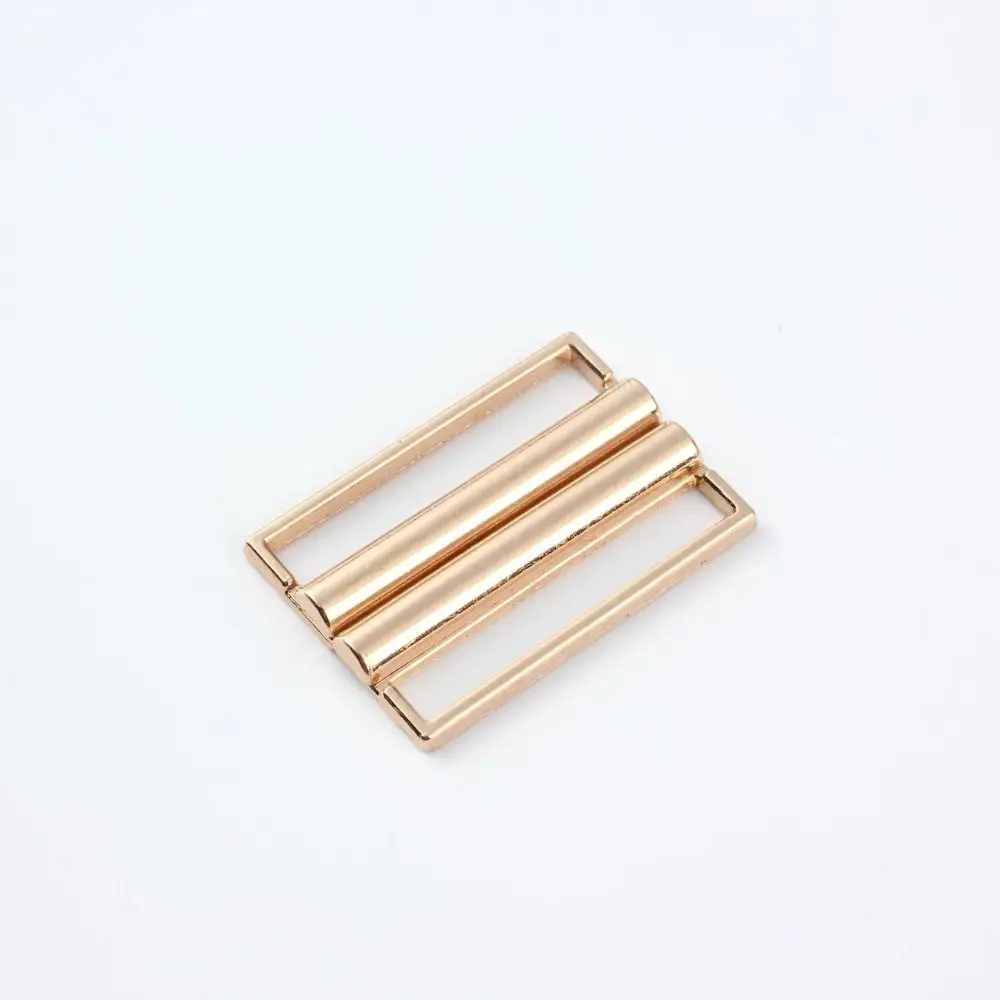 5pcs DIY Gold Silver Black Belt Buckle Square Practical Metal Clasp Universal Elastic Waistband Buckle