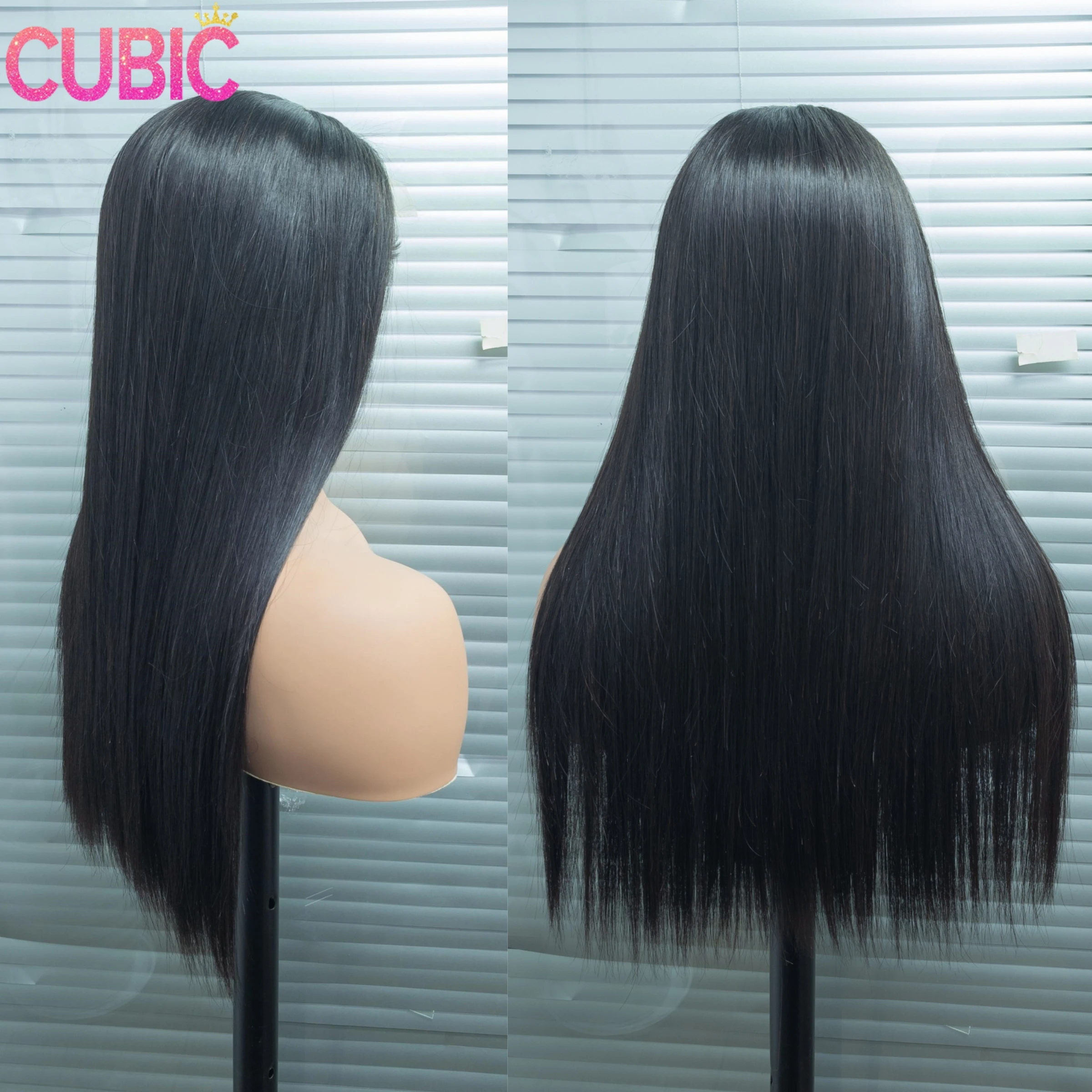 5x5 HD Lace Closure Human Hair Bob Wigs Long Human Hair Wigs 300% High Density Lace Wigs 20