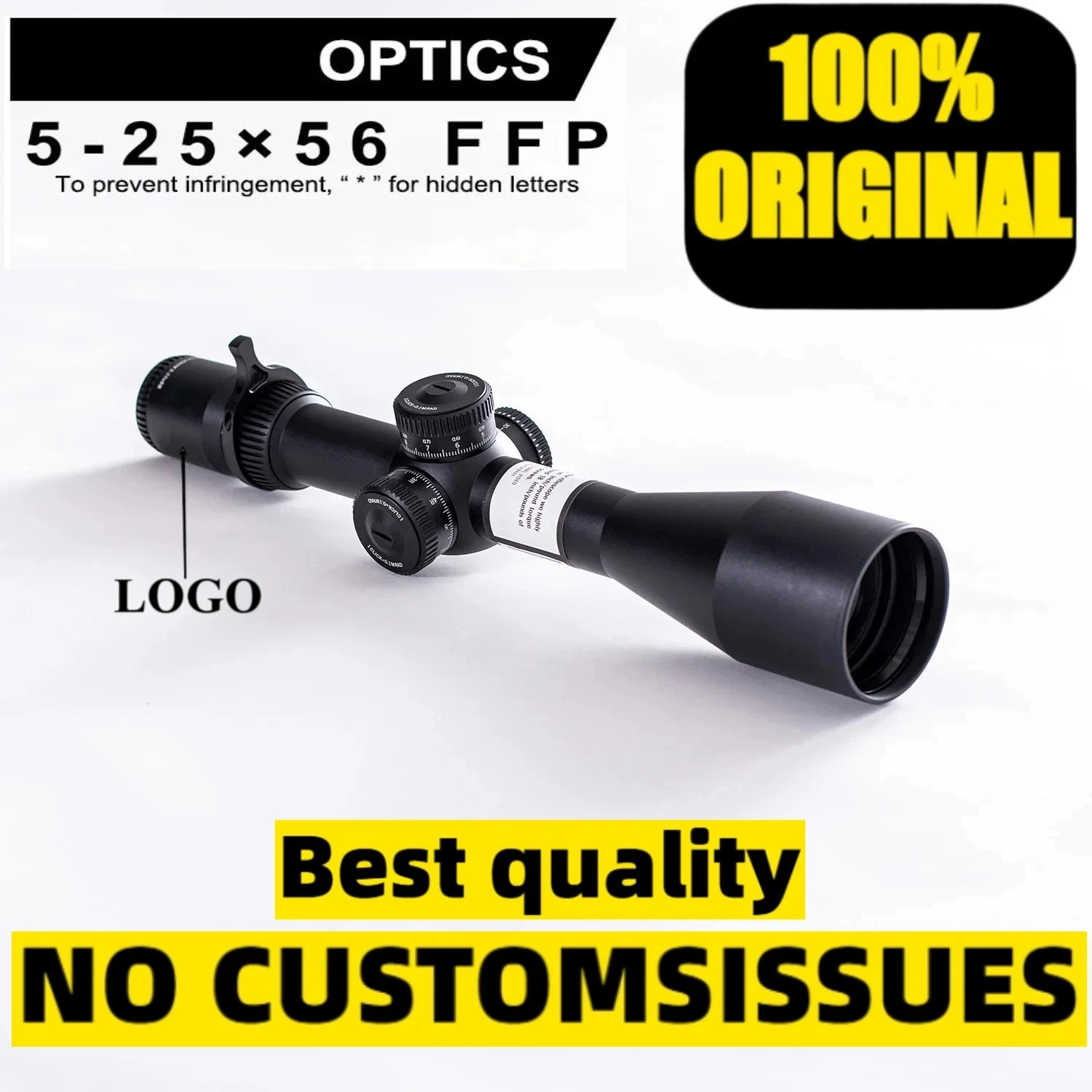 

Original 1-6x24 1-8x24 SFP Tactical Hunting Optics Rifle Scope Sight 4-16x44 5-25x56 6-24x50 FFP Riflescope .308 Rifle Scope