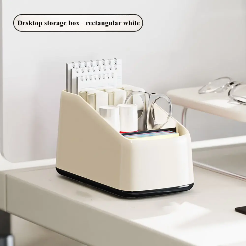 متعددة الوظائف سعة كبيرة منظم سطح المكتب أشتات ABS صندوق تخزين طالب منظم قرطاسية صغيرة فندق #3