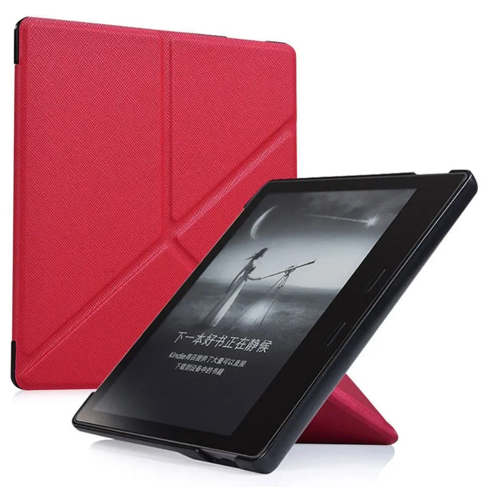 

9/10th Generation Smart Cover PU Leather Folding Folio Stand Case Colorful Funda 7 inch eReader Shell for Kindle Oasis 2/3
