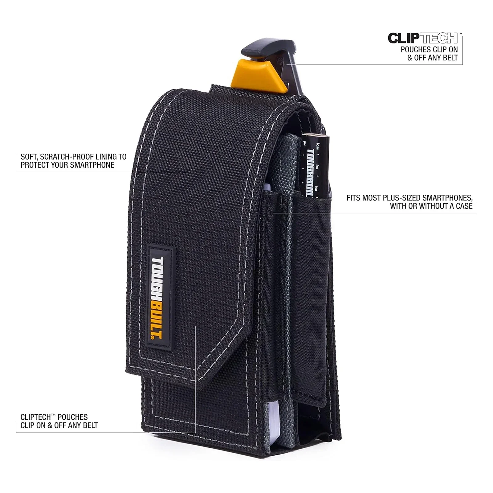 TOUGHBUILT TB-CT-33P pochette pour téléphone portable à suspension rapide, étui pour téléphone portable
