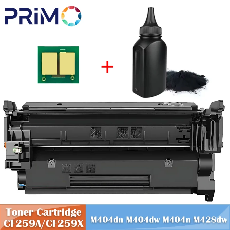 CF259A CF259X 59A 59X With Chip Bottled Powder Reillable Toner Cartridge for HP Pro MFP M404dn M404dw M404n M428dw M428fdn M428f