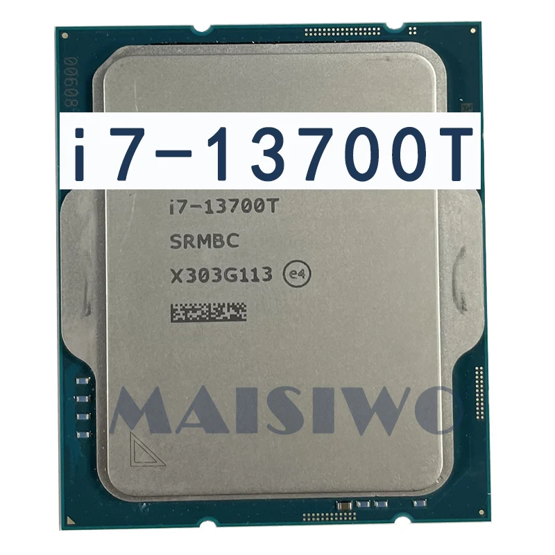 

Б/у процессор i7 13700T, 10 нм, 16 ядер, 24 потока, 1,4 ГГц, 30 МБ, 35 Вт, LGA 1700, процессор 13-го поколения