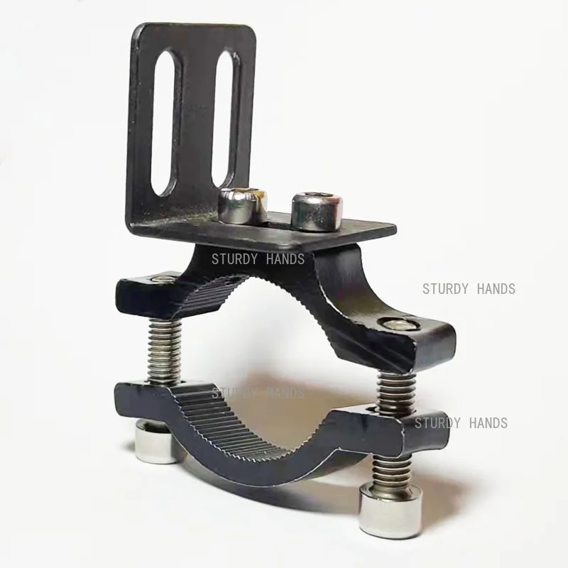 1pc Aluminum Alloy Adjustable Pipe Clamp Metal Fixed Bracket M5/M6/M8 Thread Camera Fixed Mounting Bracket Hardware Accessories