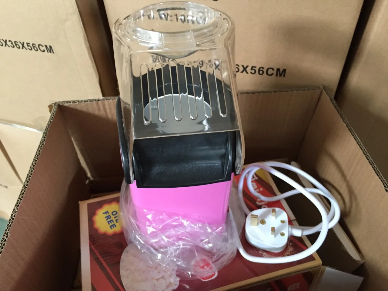 เครื่องทำข้าวโพดคั่วขนาดเล็ก110V/220V เครื่องทำป๊อปคอร์นอัตโนมัติไฟฟ้าเครื่องใช้ในบ้านที่เด็กชื่นชอบ