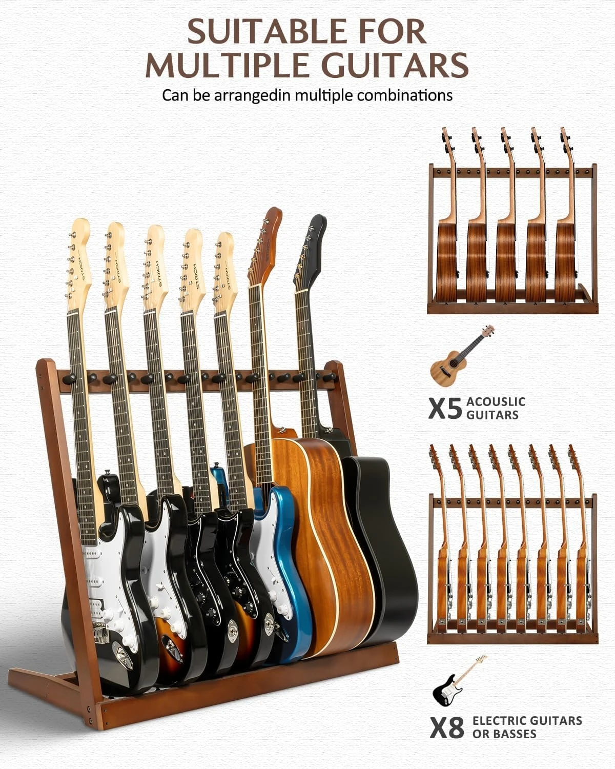 Rak Gitar Multi Kayu untuk Paj - Musical Instrument Bass ulasan dan harga