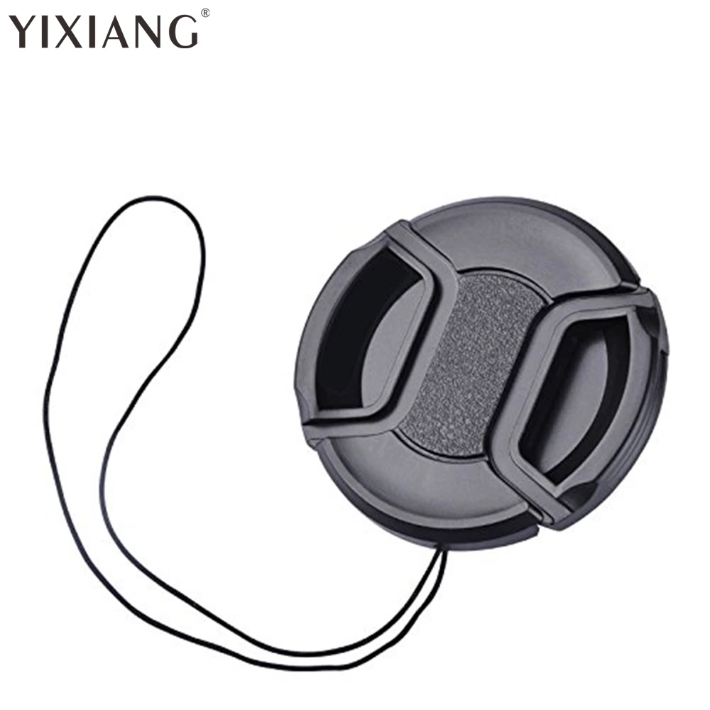 Camera Lens Cap Protection Cover 52/55/58/62/67/72/77/82mm lens cover provide choose With Anti-lost Rope Len Caps