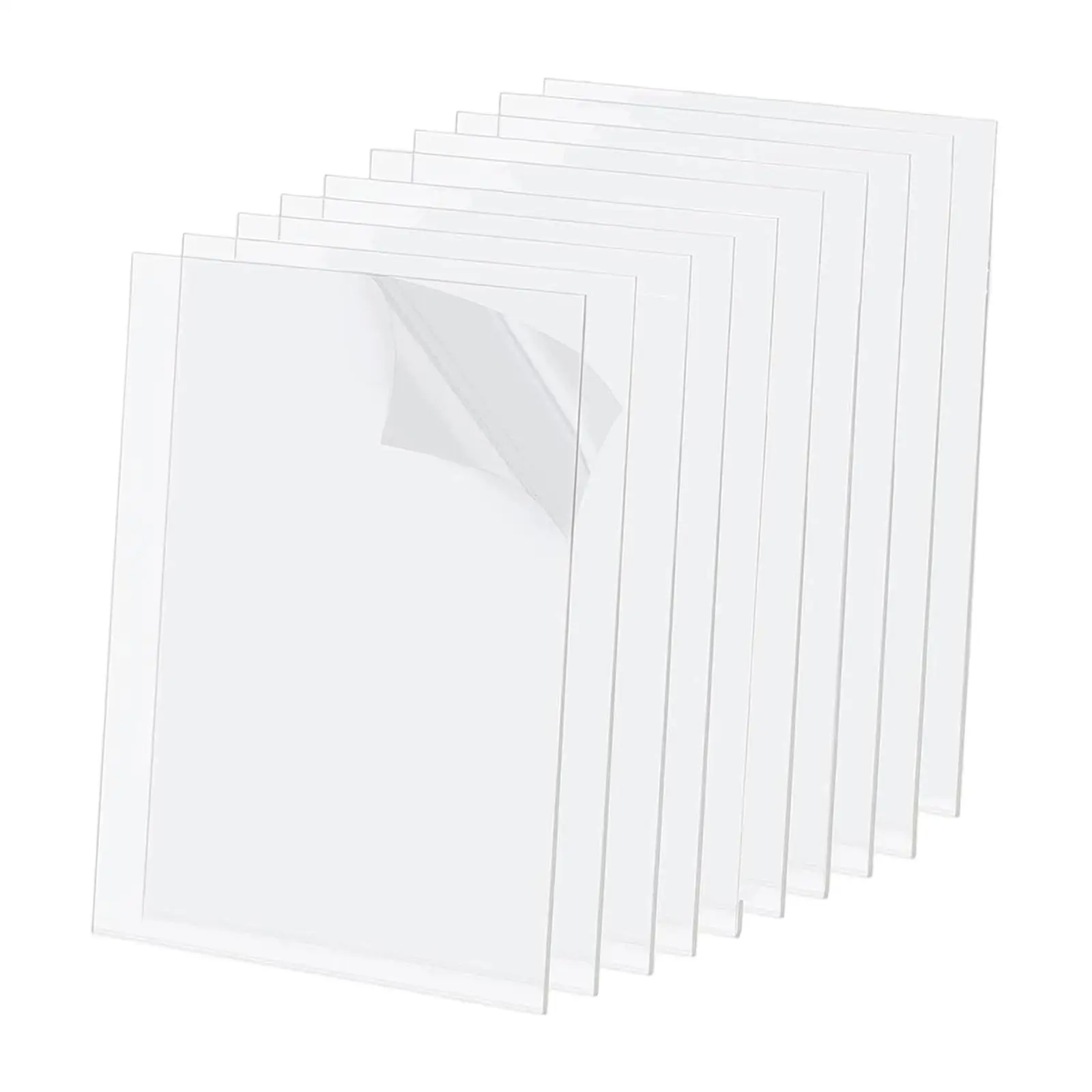 Picture Frame Sheet Acrylic Protective Plexiglass Panel Transparent Decorative Sheet for Invitations Posters Craft
