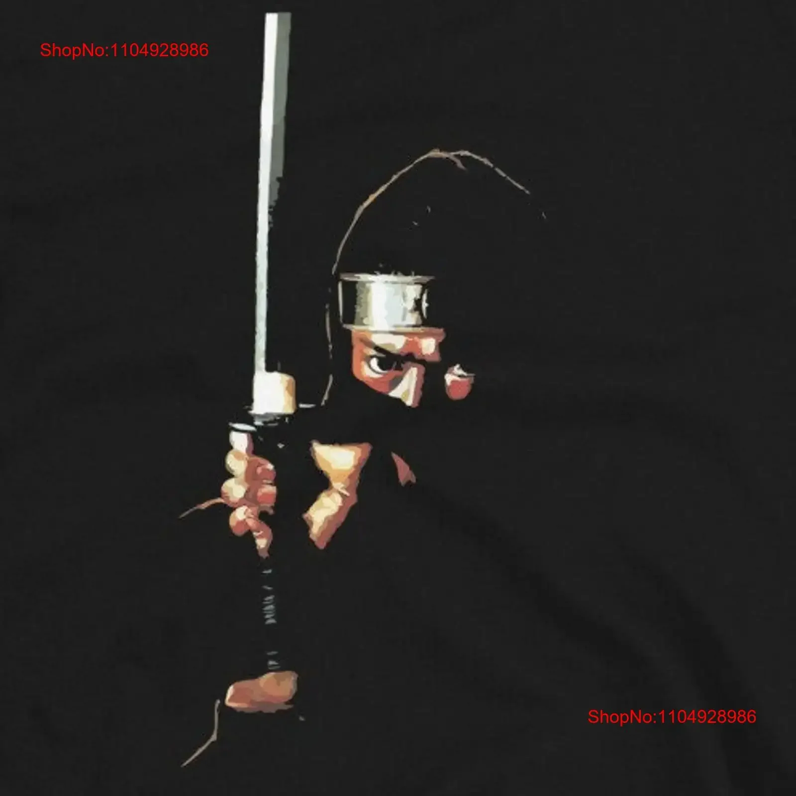 

Японская футболка Shinobi In The Shadows, винтажная стираная эластичная уличная одежда уровня 3, дышащая унисекс