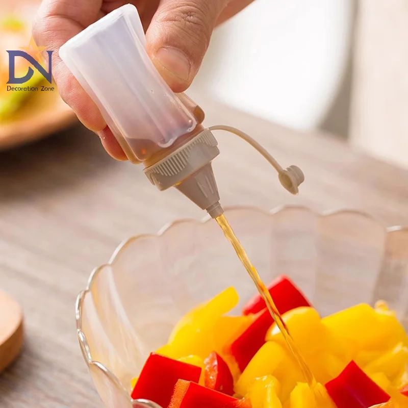 Mini Squeeze Bottle Salad Dressing Containers Outdoor Portable Barbecue Kitchen Tool
