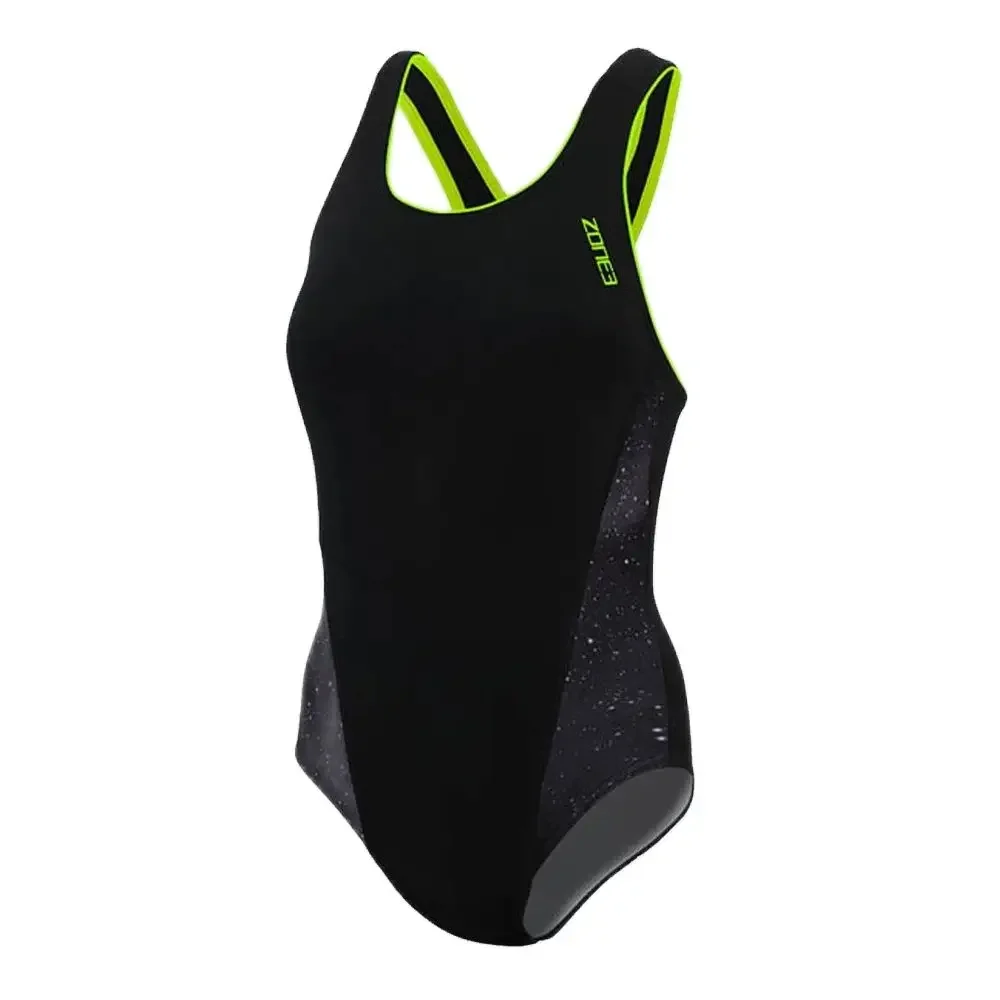 Zone3 Women Sexy Swimsuit Skinsuit Diving Surfing Race Triathlon Training Body Physical Training Fitness Race Beach Casual Swim