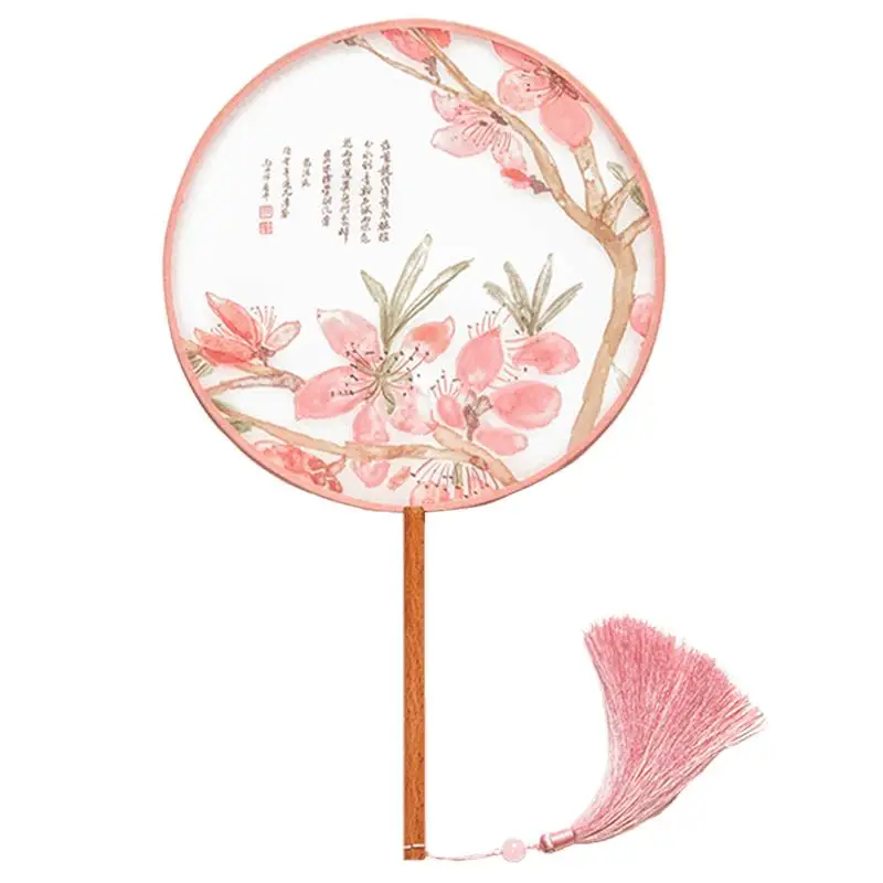 

/Peach Blossom Home Yun Shouping Group Fan Gift Girls Retro Fan Jewelry