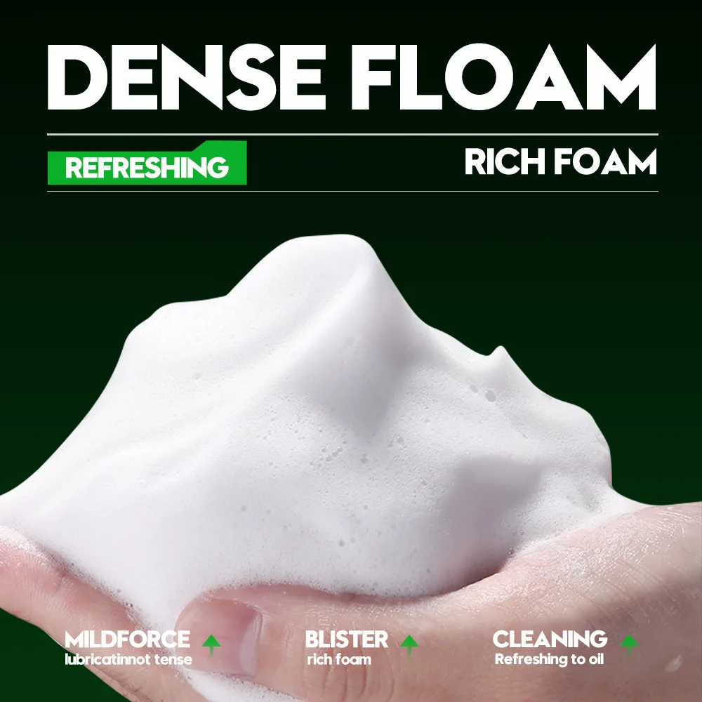 التطهير العميق الرجال منظف للوجه السيطرة على النفط ترطيب الرؤوس السوداء إزالة البقع الداكنة المسام حب الشباب علامة تكرير غسل الوجه 100 جرام