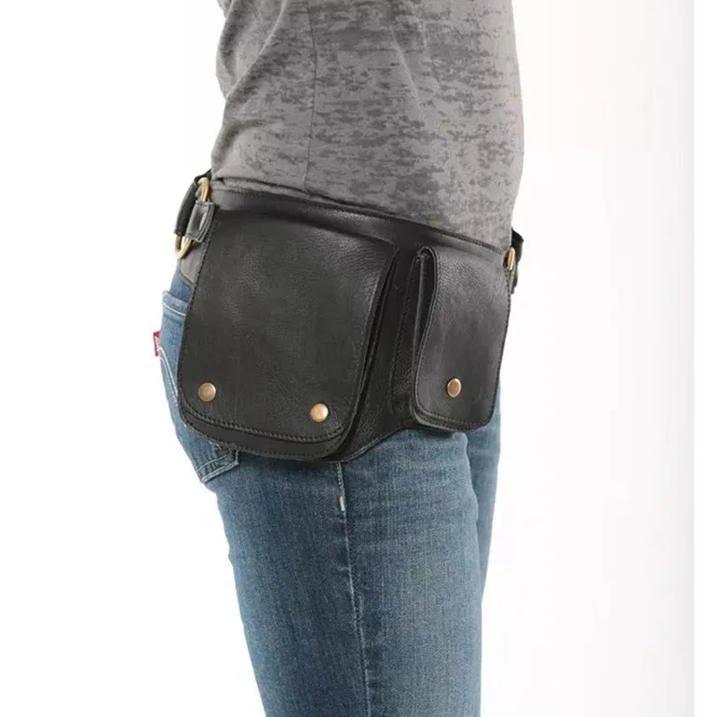 

Arthur Morgan Cosplay Props Game Punk Style Vintage Handmade Waist Bag Role Play Props