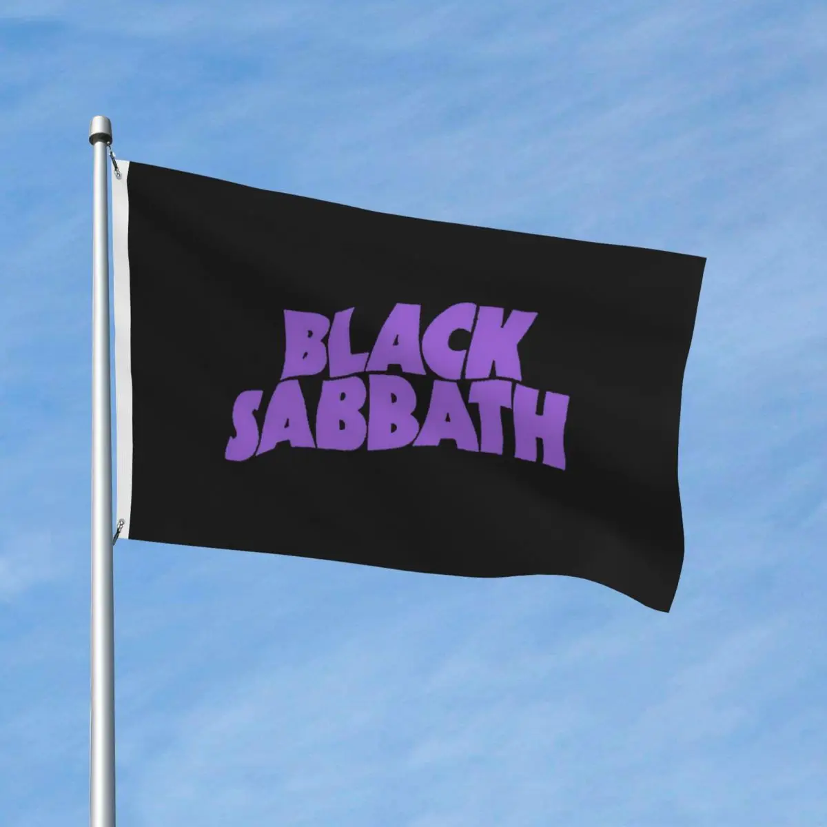 Black Sabbathe Music Flag Double Sided Indoor Outdoor Banner Rock 2 Grommets Home Room Dorm Wall Decor