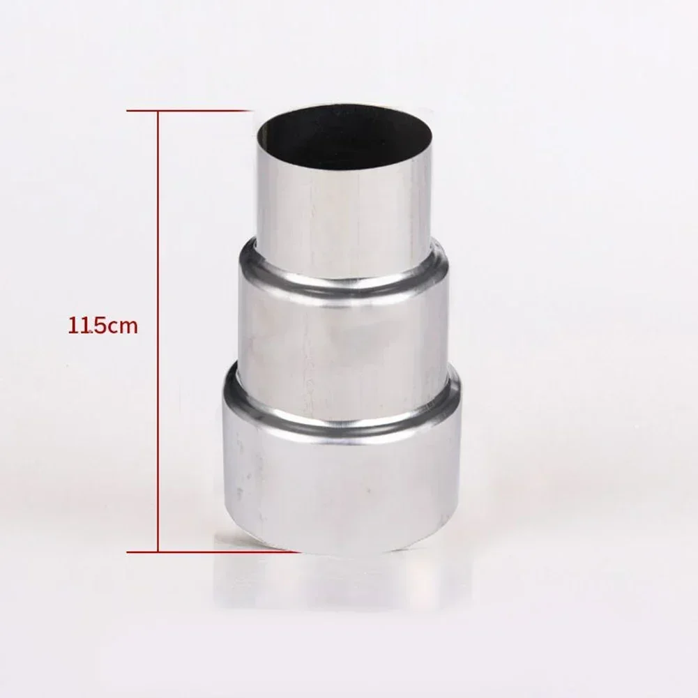 Exhaust Pipe Adapter Stainless Steel Flue Exhaust Pipe Reducing Joint Chimney Adaptor Flue Liner Reducer Tubing Connector