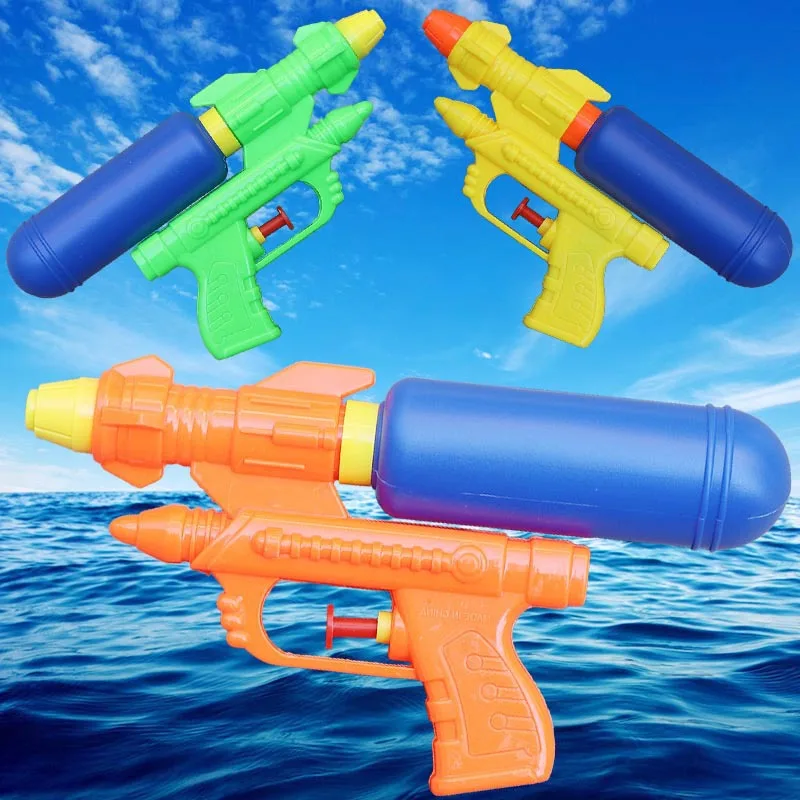 

Water Gun Summer Outdoor Water Spray Guns Pull High Pressure Range Pools Beach Water Fun Play Toys Children 19cm Random
