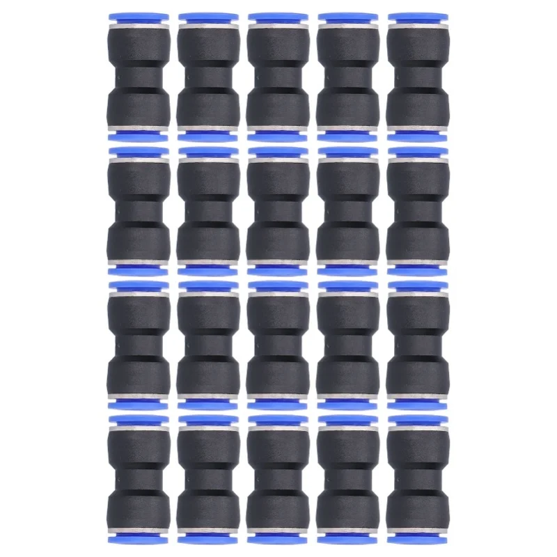 20Pcs Pneumatic Reducing Connector Straight Push In Reducer Fittings For P16-14 Air Tube