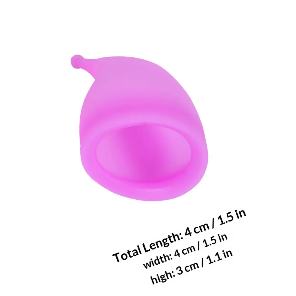 6Pcs Silicone Menstrual Cup Women 30ml Leakproof Comfortable Flexible Period Cup Silicone Feminine Alternative Pads