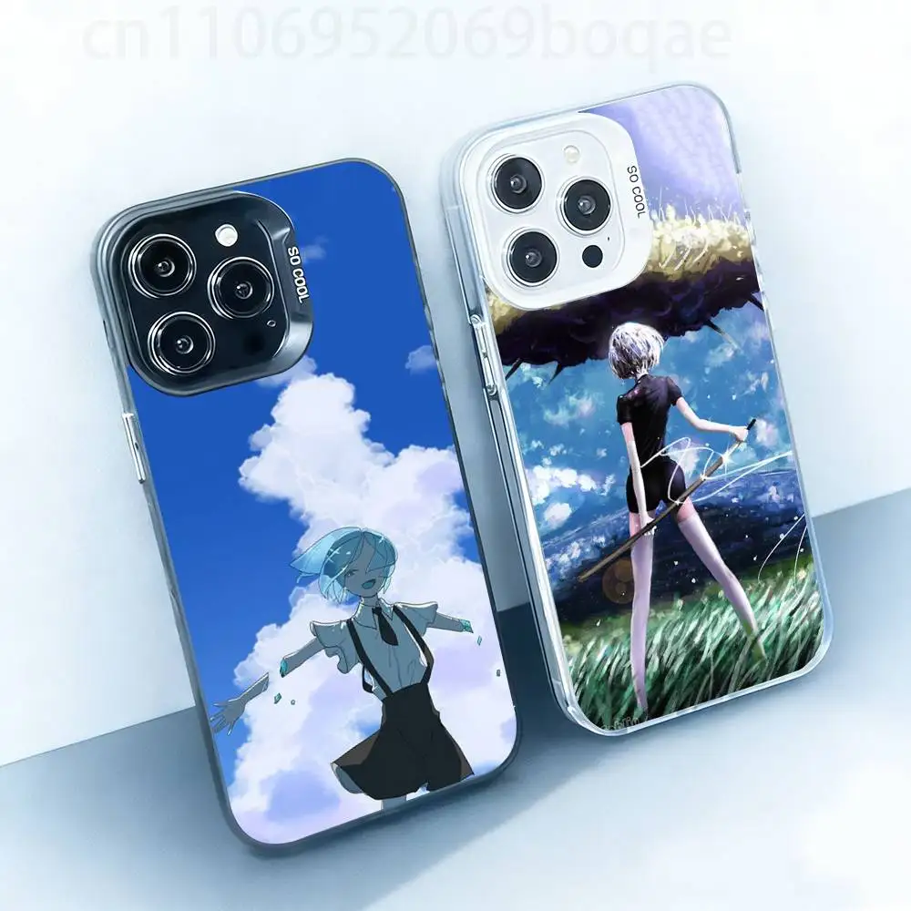 

L-Land of the L-Lustrous White Shockproof Phone Case For iPhone 17,16,15,14,13,12,11,Pro,XS,Max,Plus,Mini,SE