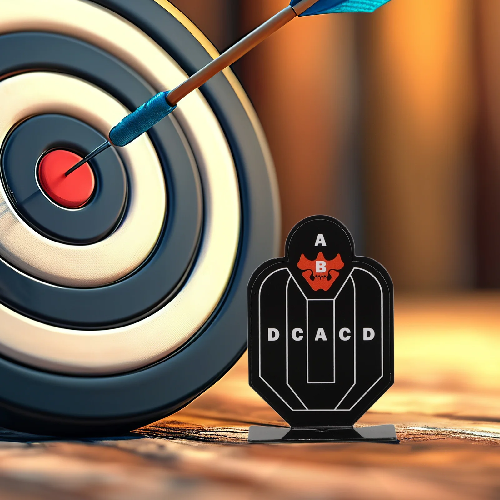 3 قطعة هدف الرماية المعادن الدقة الوجه تتبع النتيجة أداة التدريب للخارجية داخلي ممارسة لوحة إعادة الضبط للتدوير #4